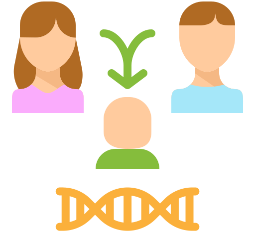 الصفات الوراثية التي تنتقل للأبناء ، والامراض الوراثية