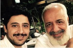حازم زيدان مع والده الفنان أيمن زيدان 