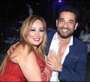 عمرو سعد مع زوجته شيماء فوزي 